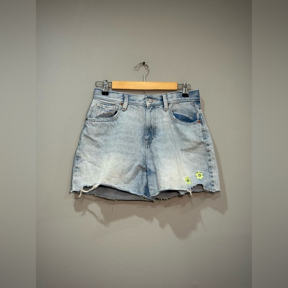 Girls’ Old Navy Denim Embroidered Cutoff Shorts Size 18 EUC